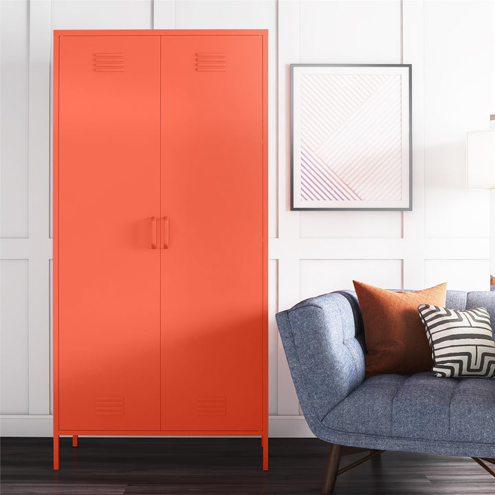 Store and organize with Cache tall cabinet -  Orange