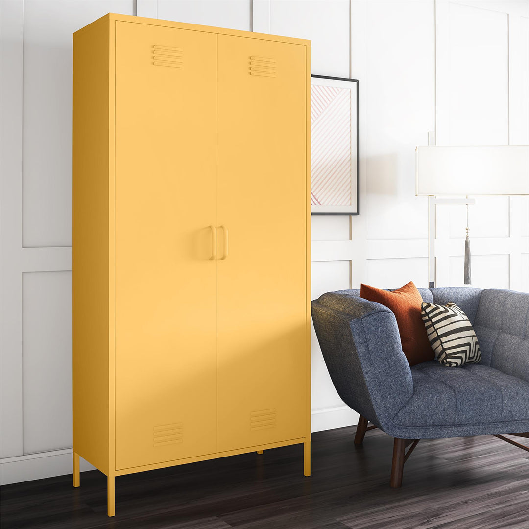 Cache cabinet for vertical organization -  Yellow