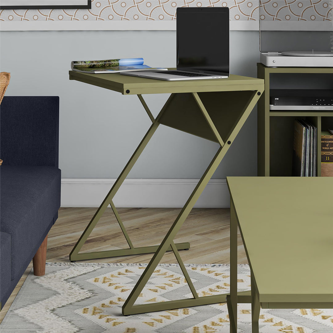 Regal laptop table for couches -  Olive Green