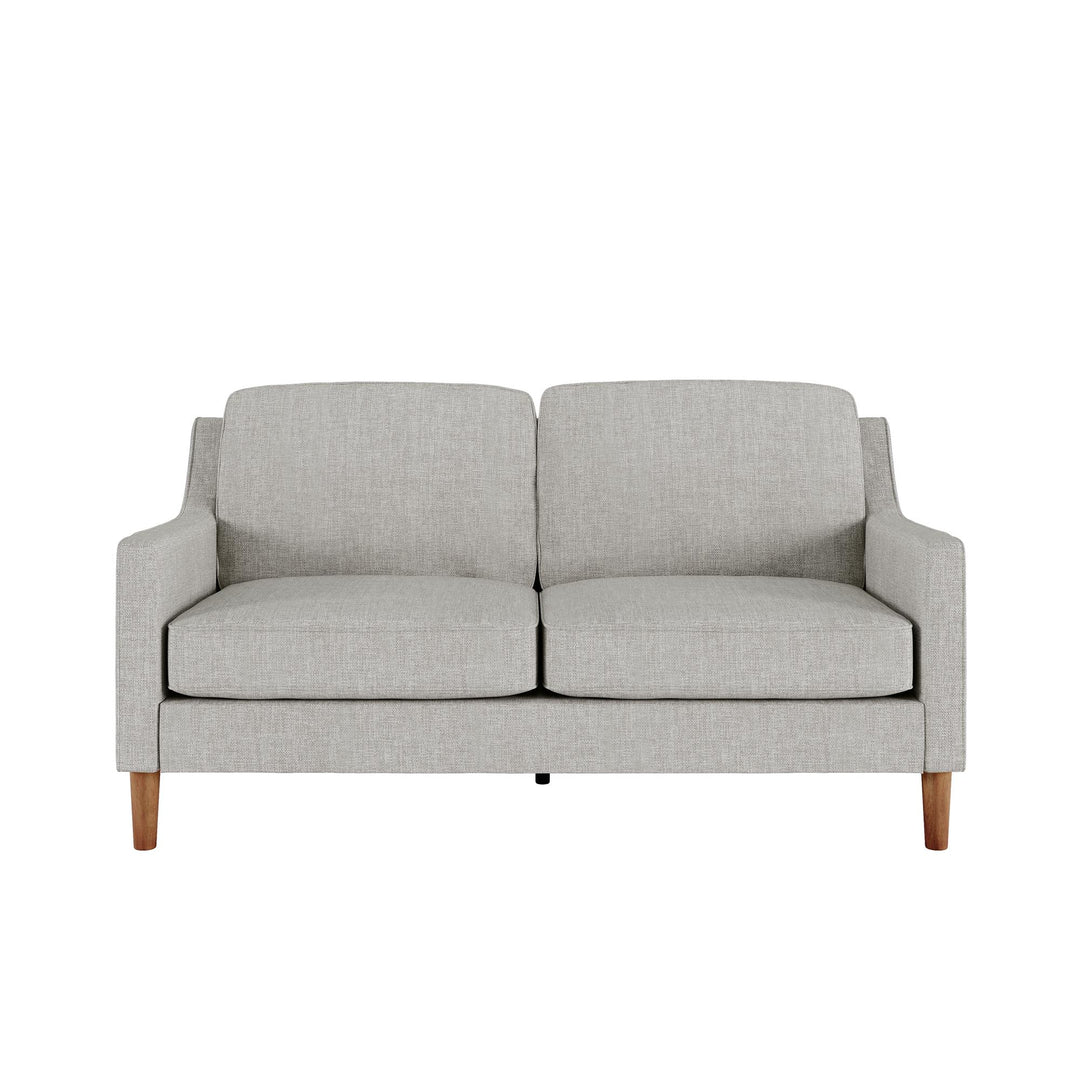 Prescott Slope Arm Loveseat Sofa - Light Gray