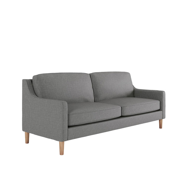 Prescott Slope Arm 3 Seater Sofa - Gray