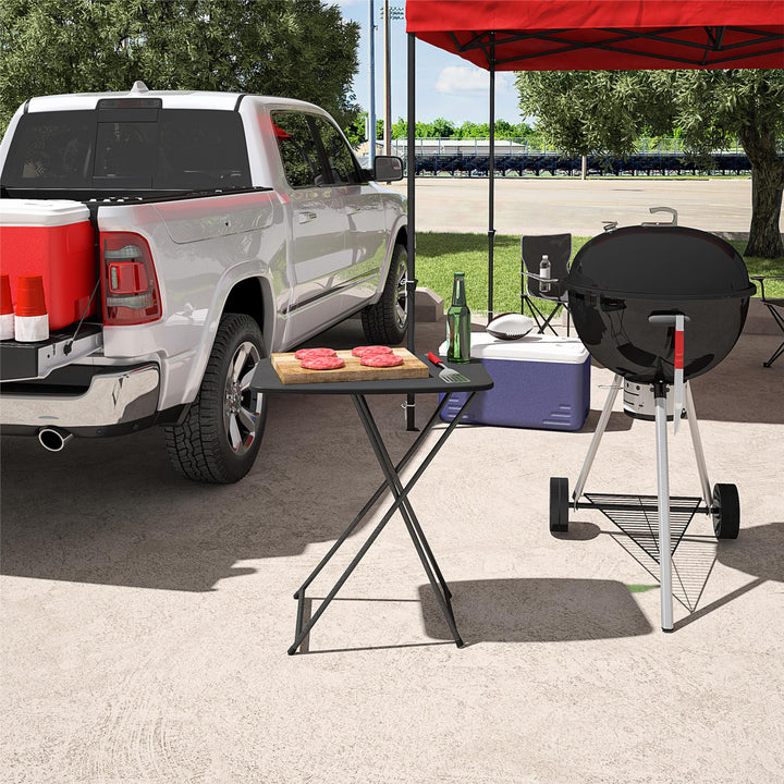 Multi-Functional, Adjustable, Personal Folding Activity Table - Black - 1-Pack