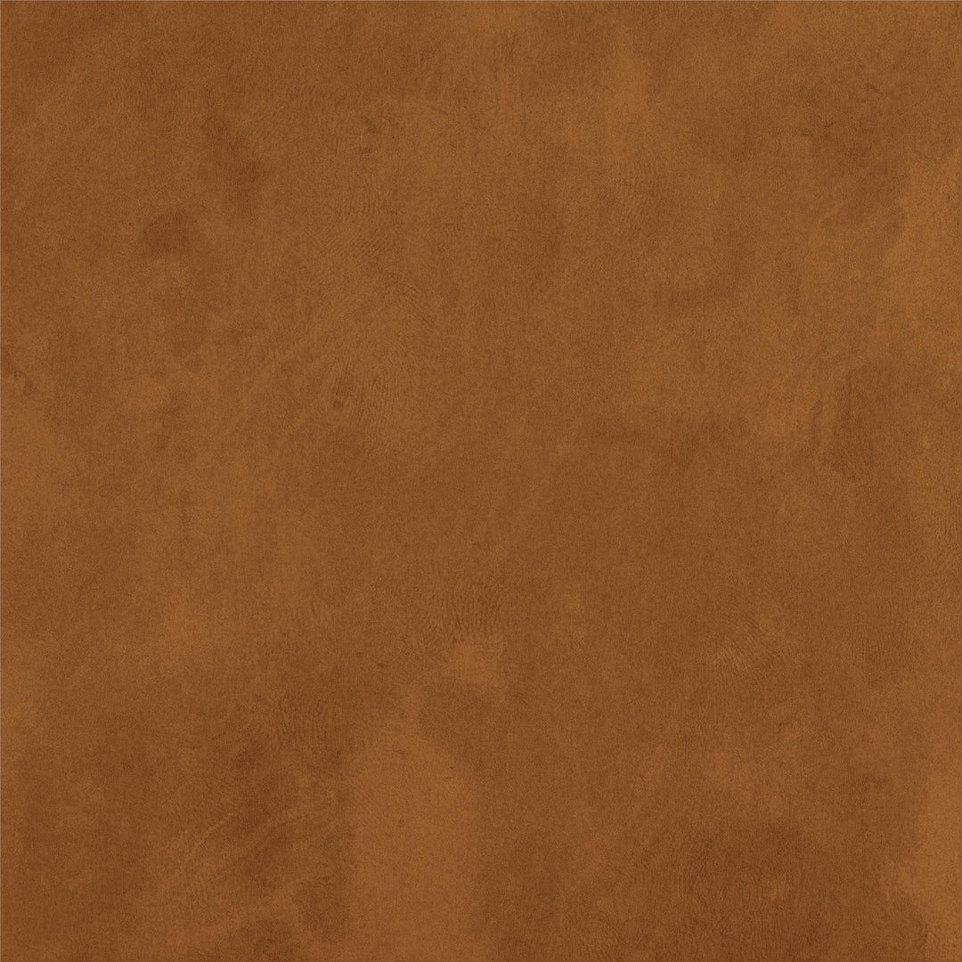 Pin Tufted Transitional Futon with Vertical Stitching and Button Tufting - Rust