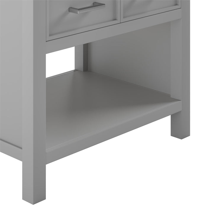 Maine 30 Inch Bathroom Vanity - Gray - 30"