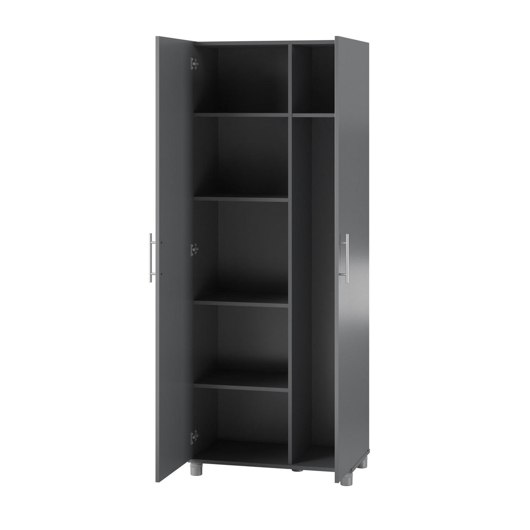 Camberly Tall Asymmetrical Cabinet - Graphite Grey