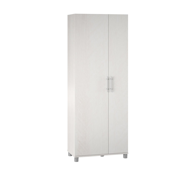 Camberly Tall Asymmetrical Cabinet - Ivory Oak