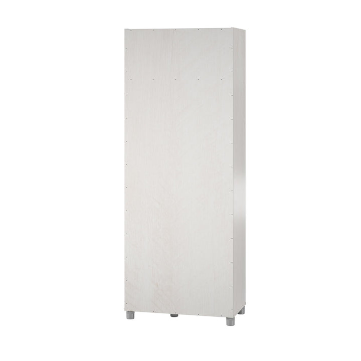 Camberly Tall Asymmetrical Cabinet - Ivory Oak