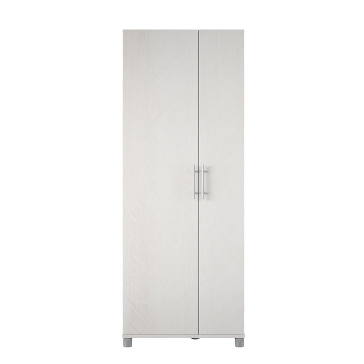 Camberly Tall Asymmetrical Cabinet - Ivory Oak