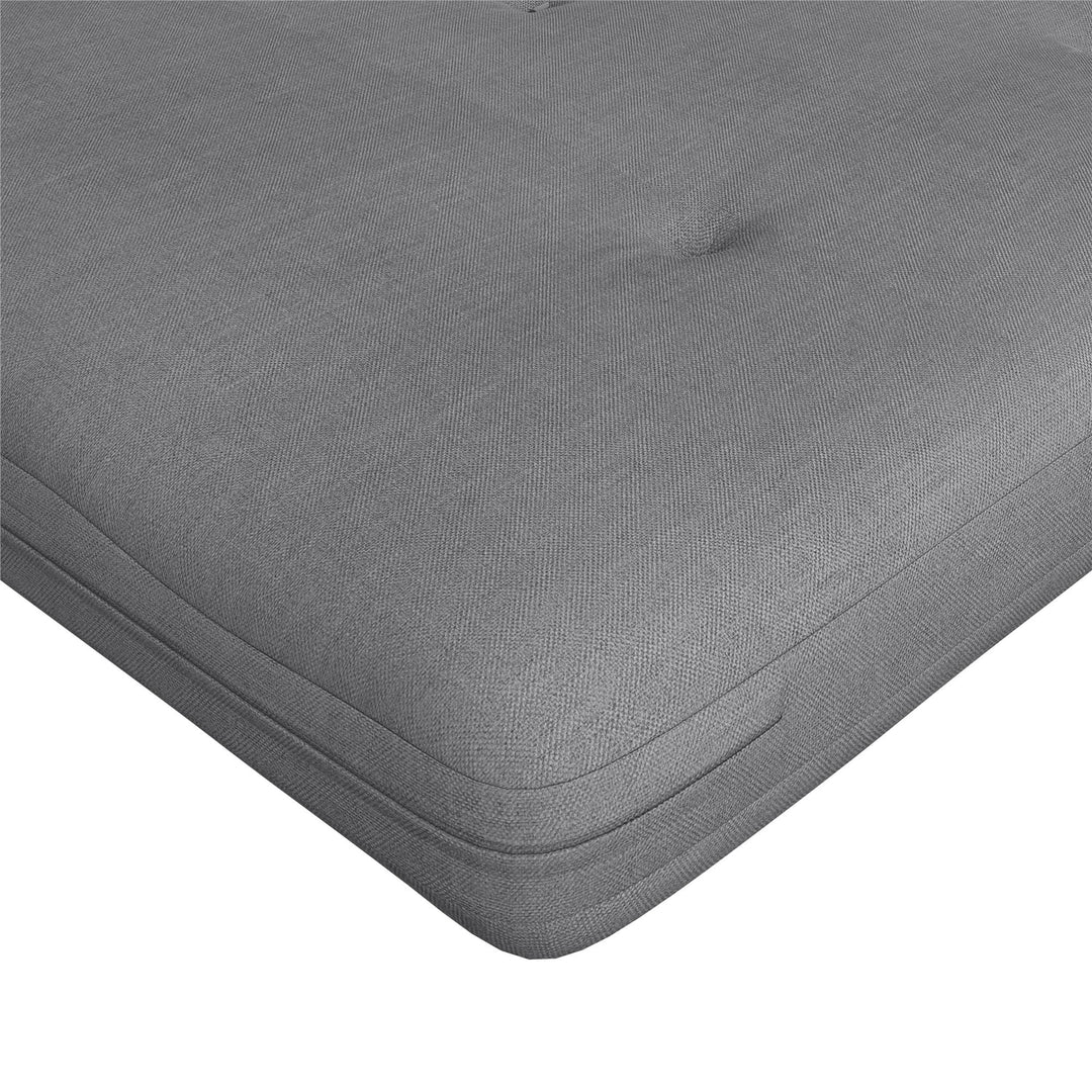 Caddie 6 Inch Thermobonded High Density Polyester Fill Futon Mattress - Light Gray - Full