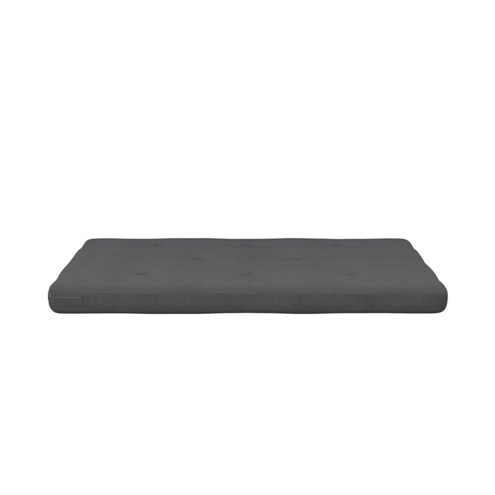 Caddie 6 Inch Thermobonded High Density Polyester Fill Futon Mattress - Gray - Full