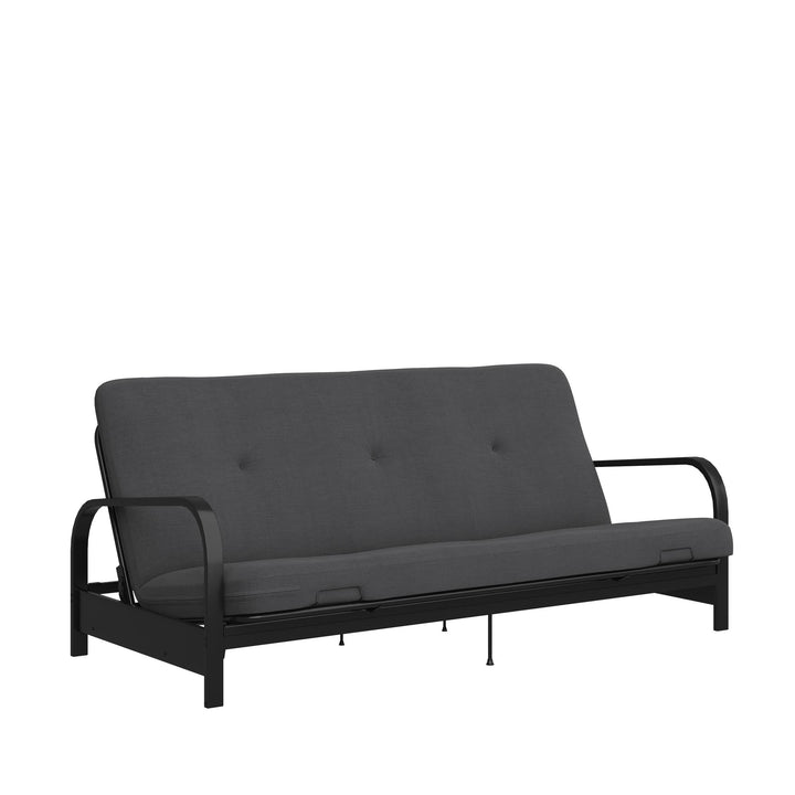 Caddie 6 Inch Thermobonded High Density Polyester Fill Futon Mattress - Gray - Full