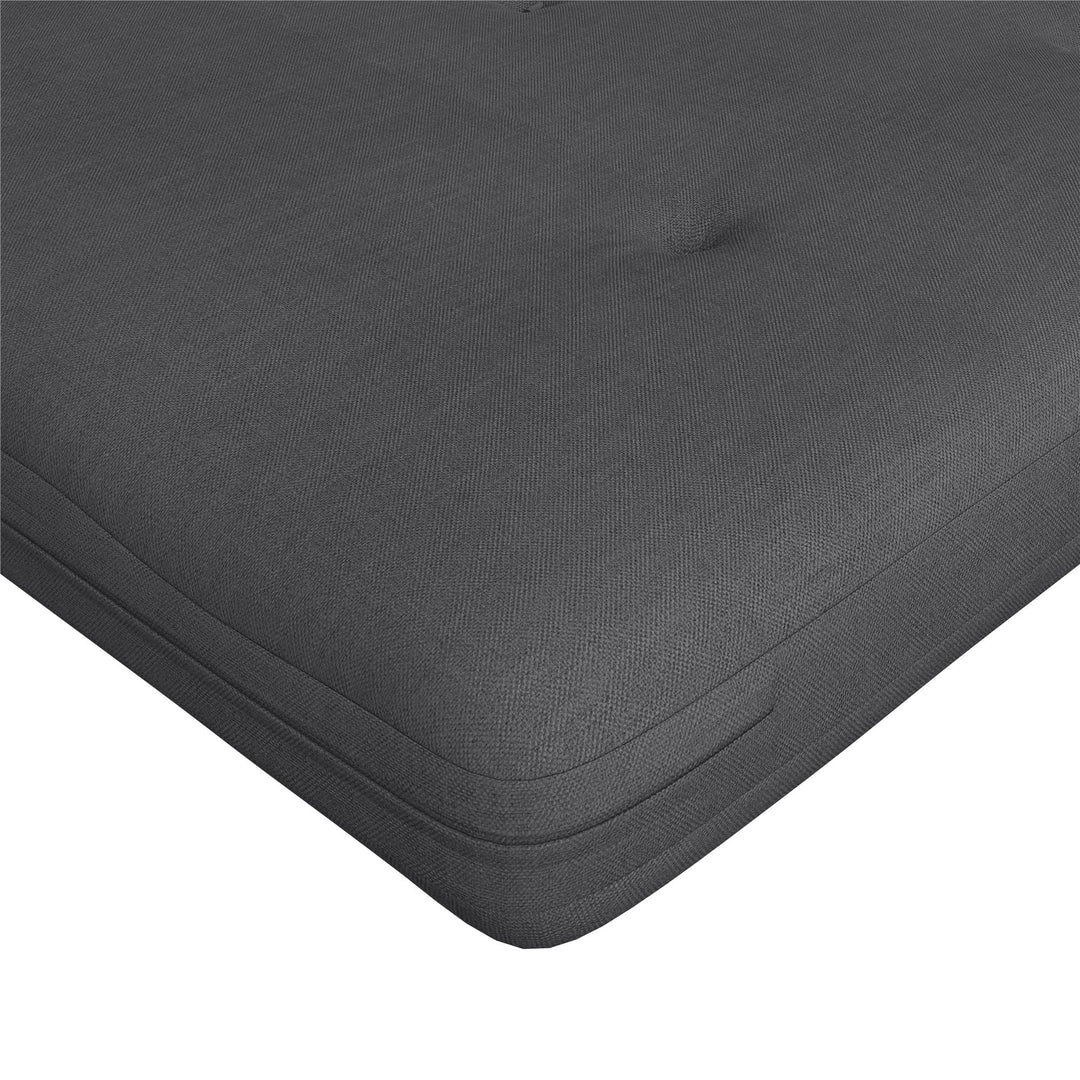 Caddie 6 Inch Thermobonded High Density Polyester Fill Futon Mattress - Gray - Full