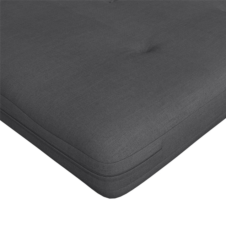 Caddie 6 Inch Thermobonded High Density Polyester Fill Futon Mattress - Gray - Full