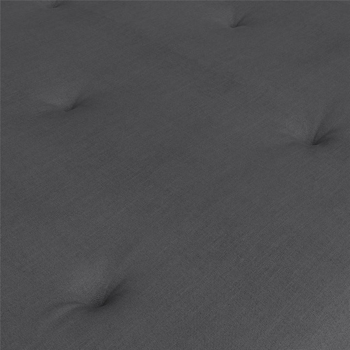 Caddie 6 Inch Thermobonded High Density Polyester Fill Futon Mattress - Gray - Full