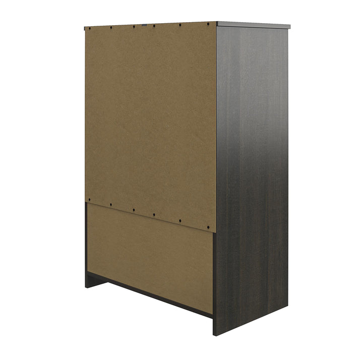 Elegant storage solution: Heritage 4 Drawer Dresser - Espresso