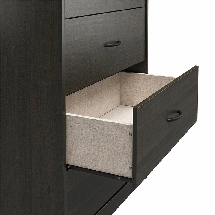 Quality wood craftsmanship: Mid-sized Heritage dresser - Espresso