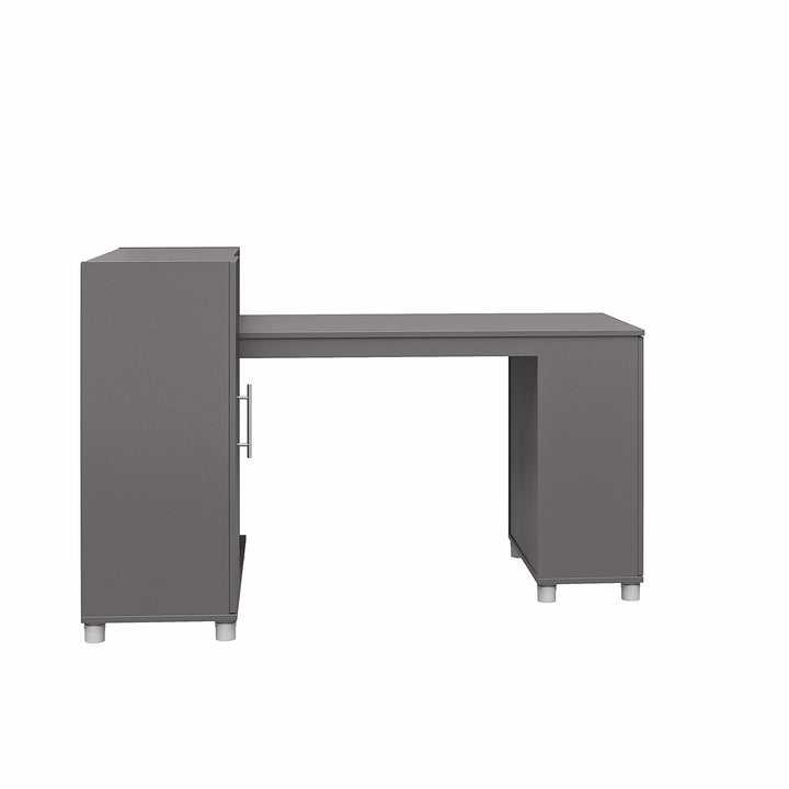 Craft desk with organized storage -  Graphite Grey