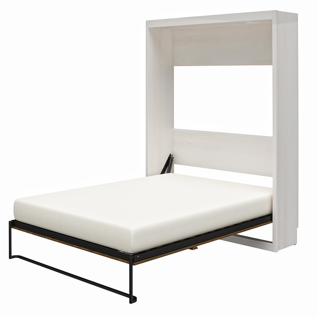Paramount Full Size Wall Bed with Gas Lift Mechanism - Ivory Oak - Full