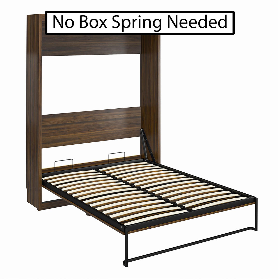Paramount Full Size Wall Bed with Gas Lift Mechanism - Ivory Oak - Full