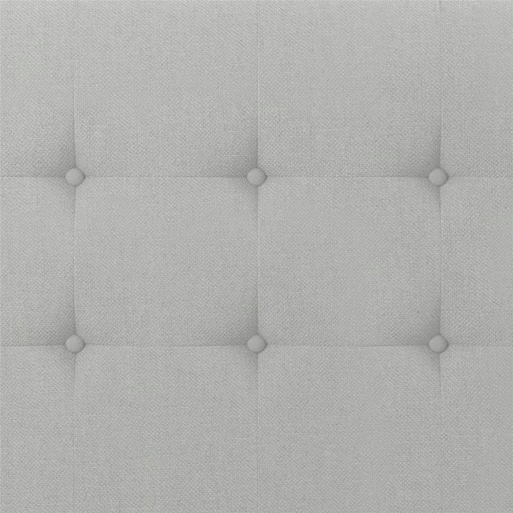 Farnsworth Upholstered Bed with Low Profile Platform Frame - Light Gray - Queen