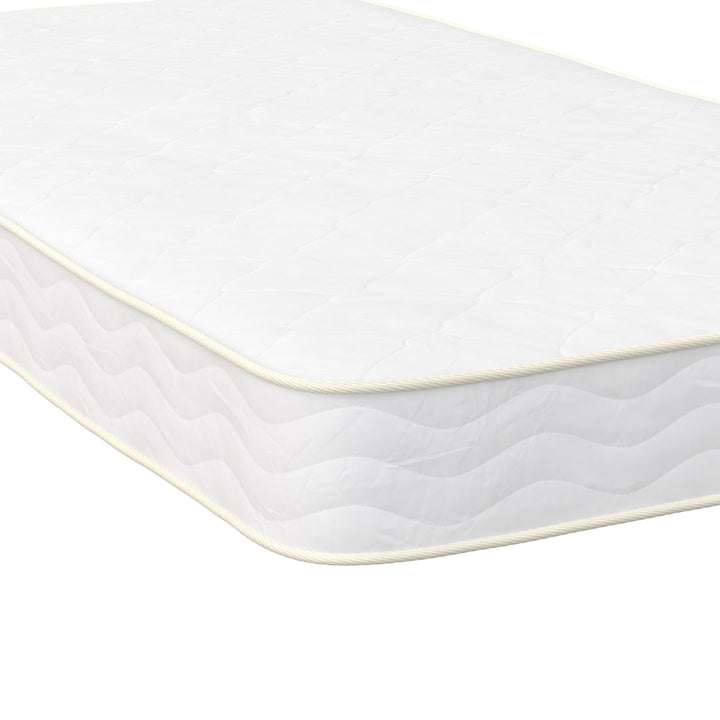 Serene 6 inch 2-Sided Spring Coil Mattress - White - Twin