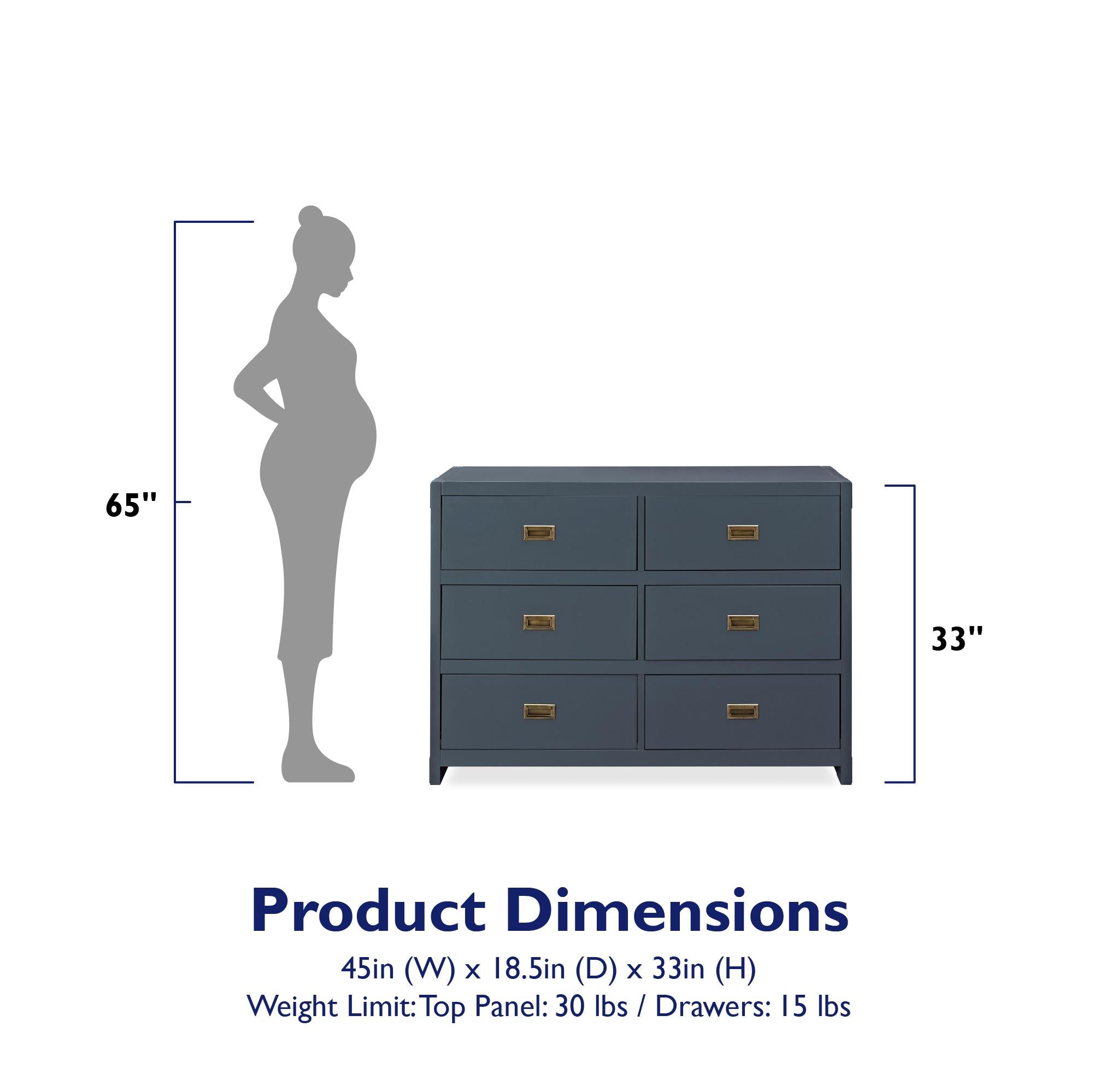 Baby relax miles dresser topper deals