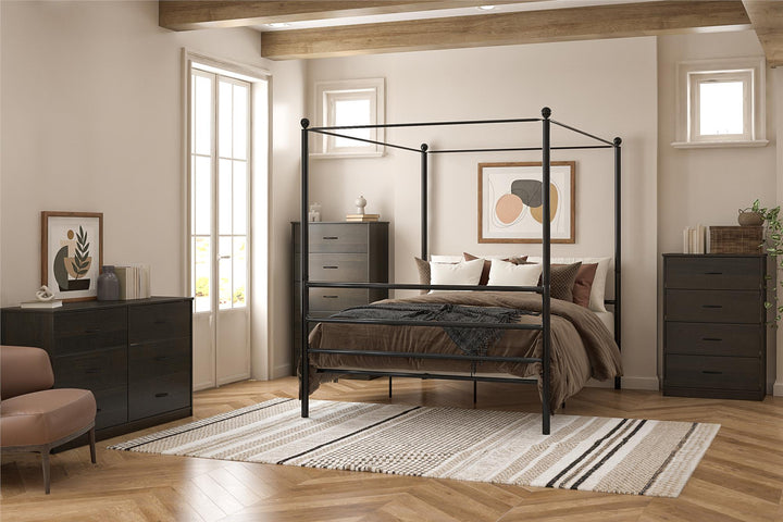 Sustainable furniture choice: Heritage 4 Drawer Dresser - Espresso