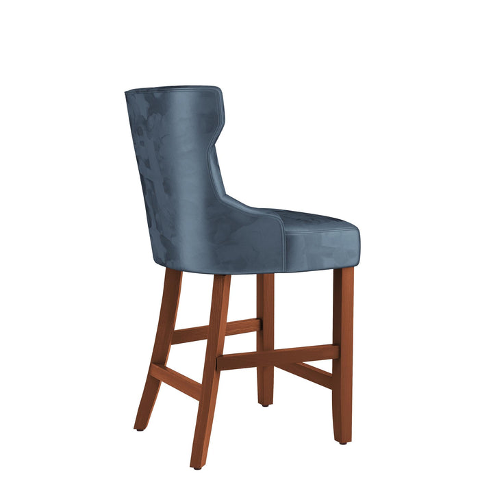 Clairborne Counter Height Bar Stool - Navy - Set of 2
