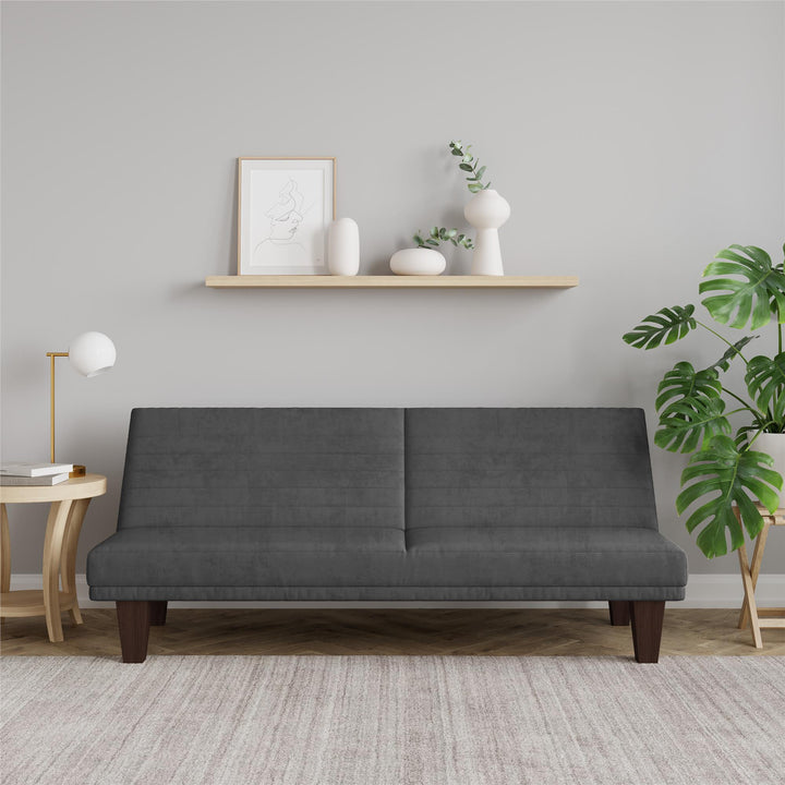 Best Donna Convertible Futon -  Gray