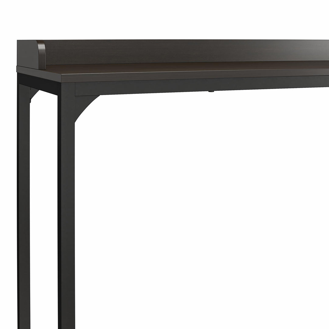 Park Hill Adjustable Height Over-The-Bed Desk with Castors - Espresso