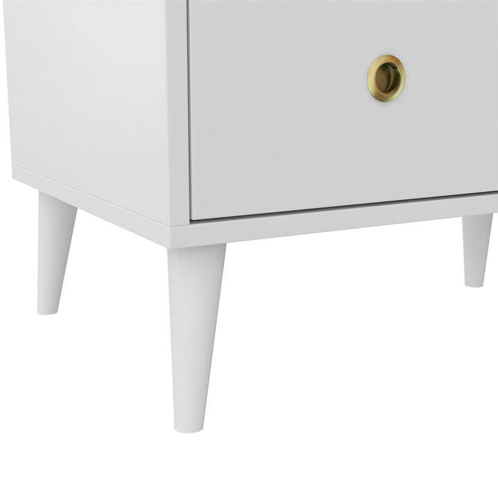 Harper 6-Drawer Storage Dresser - White