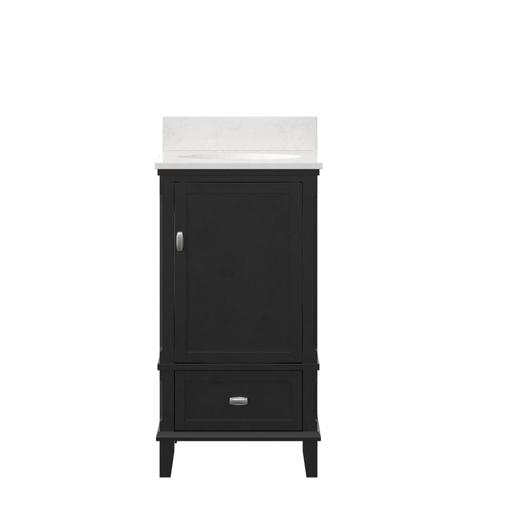 Otum 18" Bathroom Vanity - Black - 18"