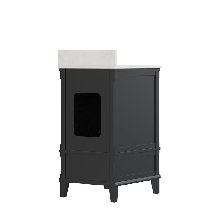 Otum 18" Bathroom Vanity - Black - 18"