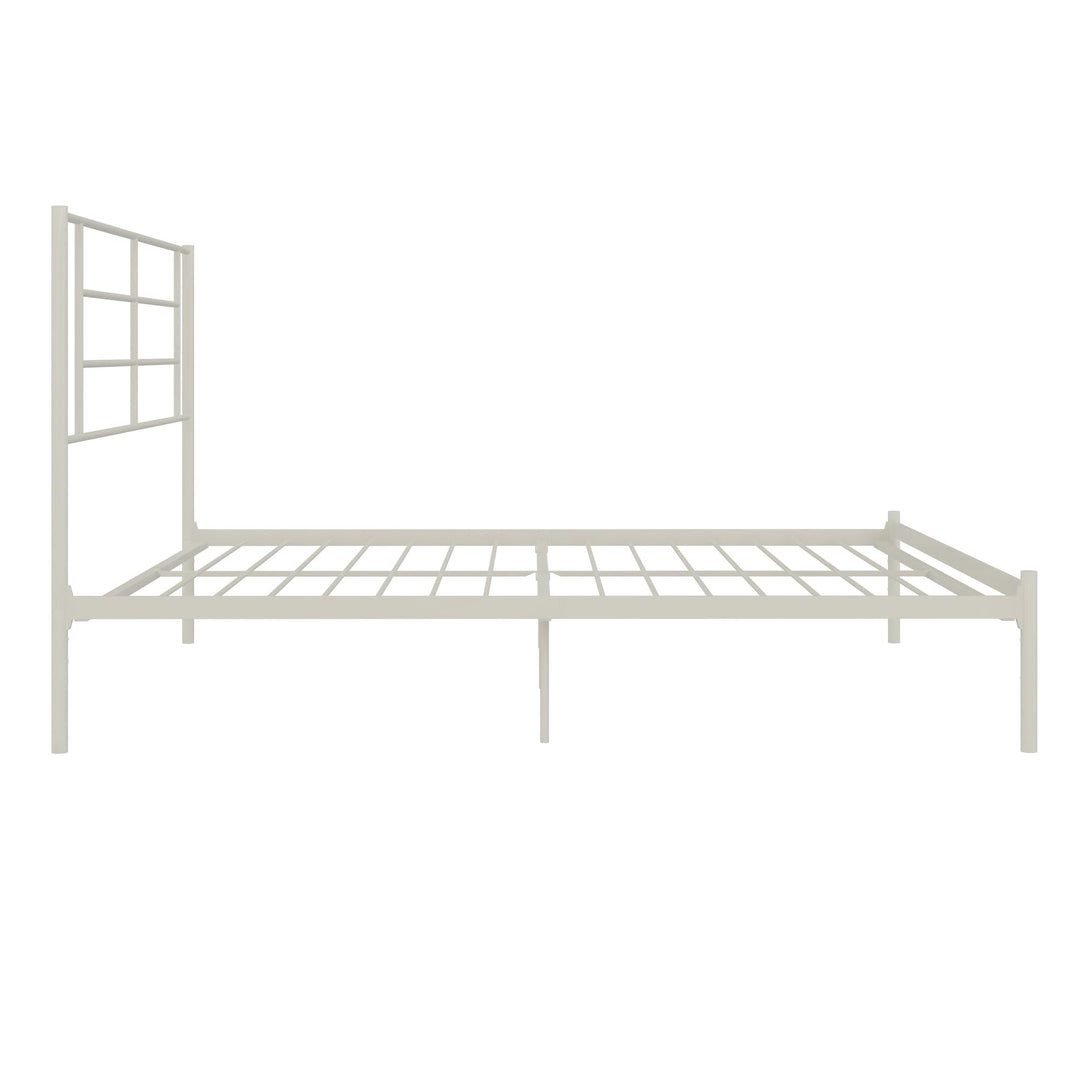 Jensen Metal Bed - White - Queen