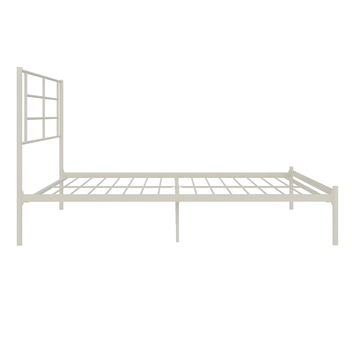 Jensen Metal Bed - White - Queen