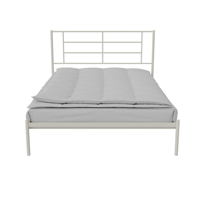 Jensen Metal Bed - White - Queen