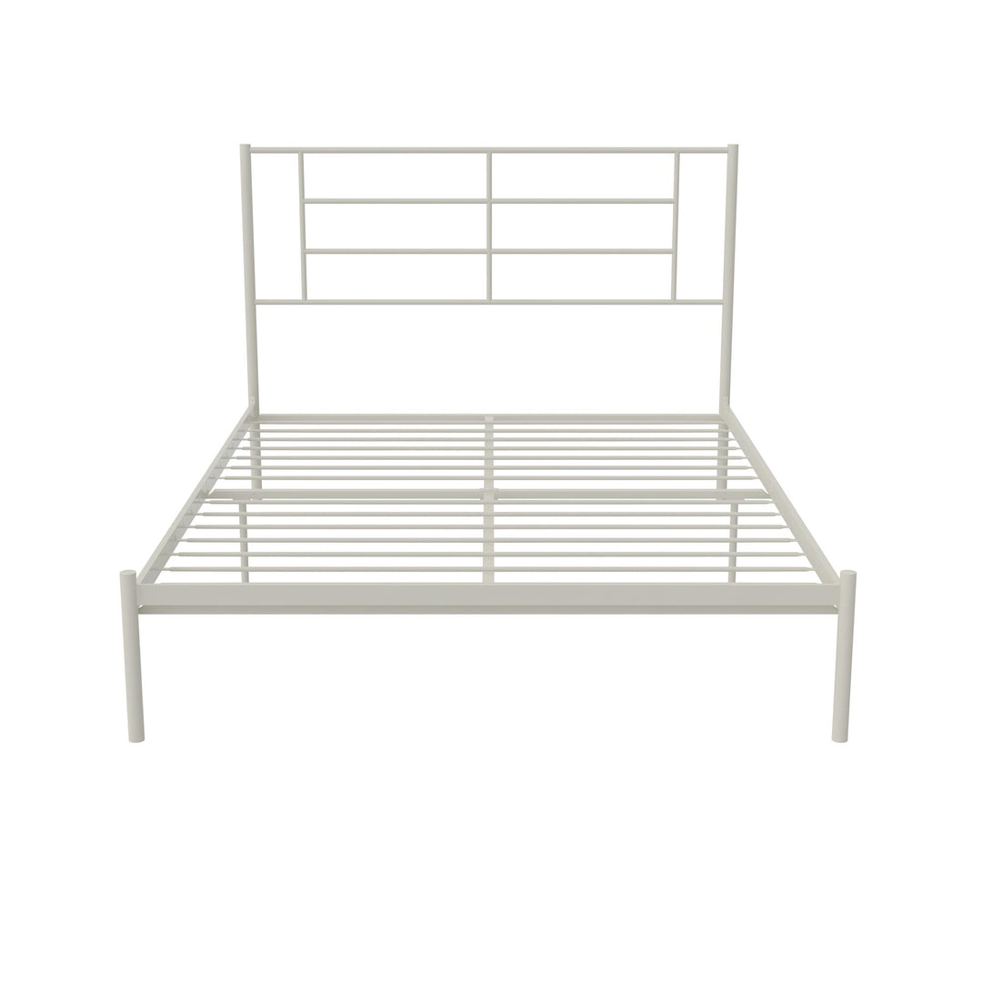 Jensen Metal Bed - White - Queen