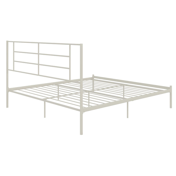 Jensen Metal Bed - White - King