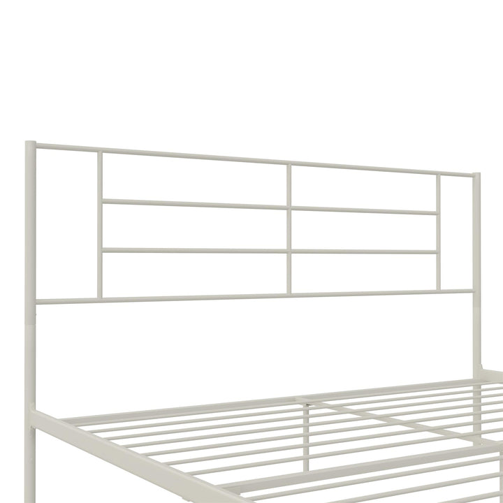 Jensen Metal Bed - White - King
