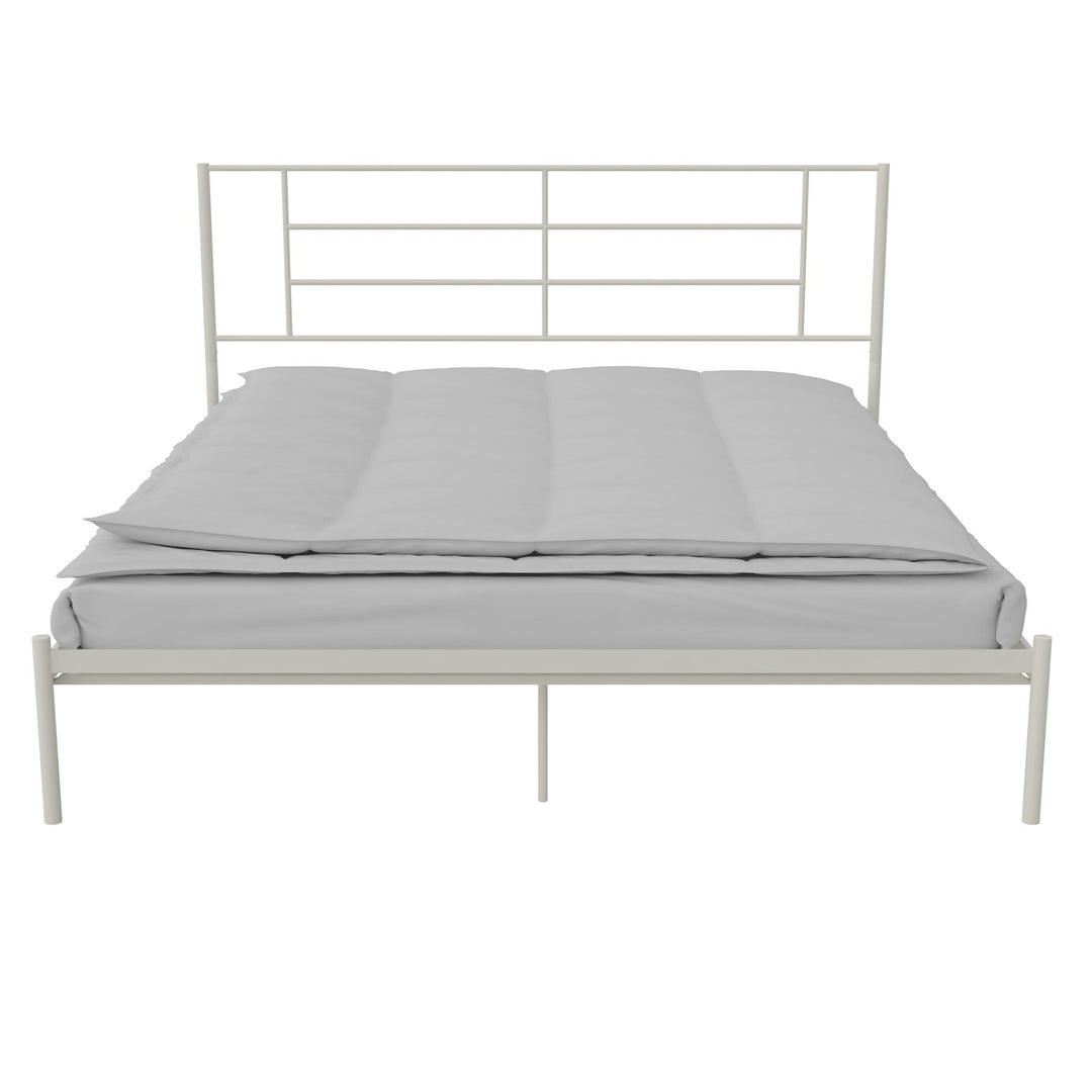 Jensen Metal Bed - White - King