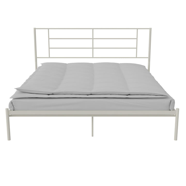 Jensen Metal Bed - White - King