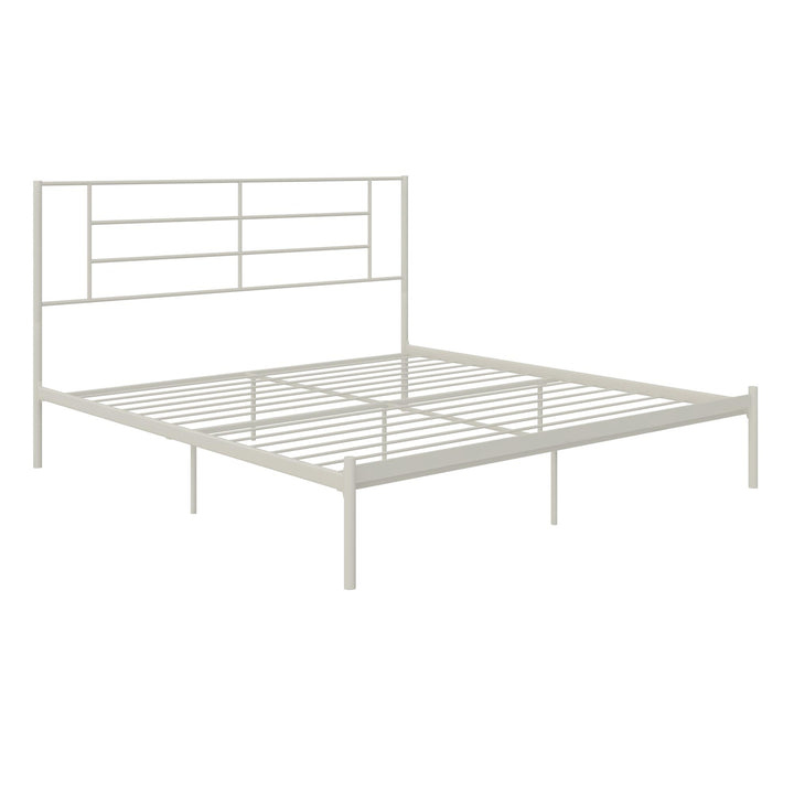 Jensen Metal Bed - White - King