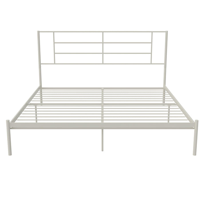 Jensen Metal Bed - White - King