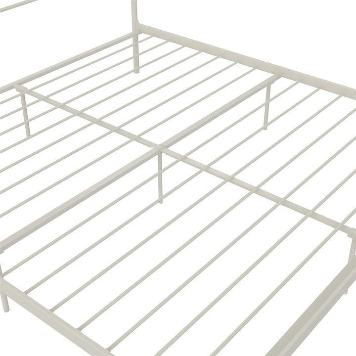 Jensen Metal Bed - White - King