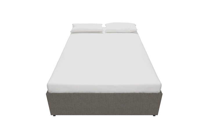 Buy comfortable Maven Platform Bed -  Grey Linen 