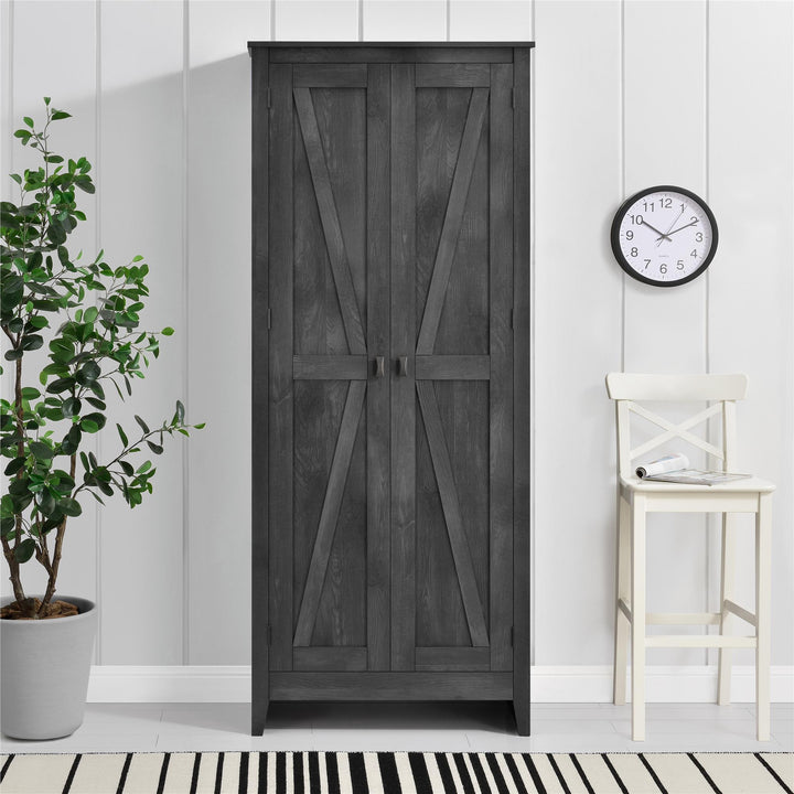 Farmington 31.5" Wide Storage Cabinet - Rustic Gray
