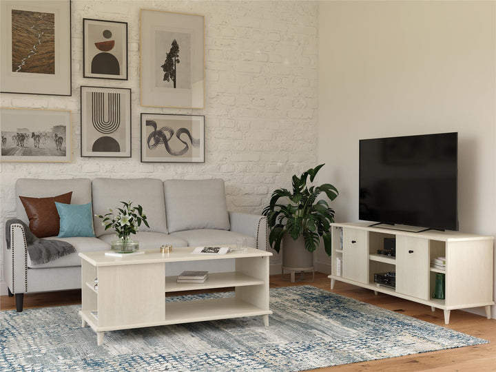 Farnsworth Coffee Table - Ivory Oak