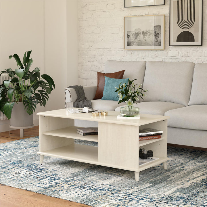 Farnsworth Coffee Table - Ivory Oak