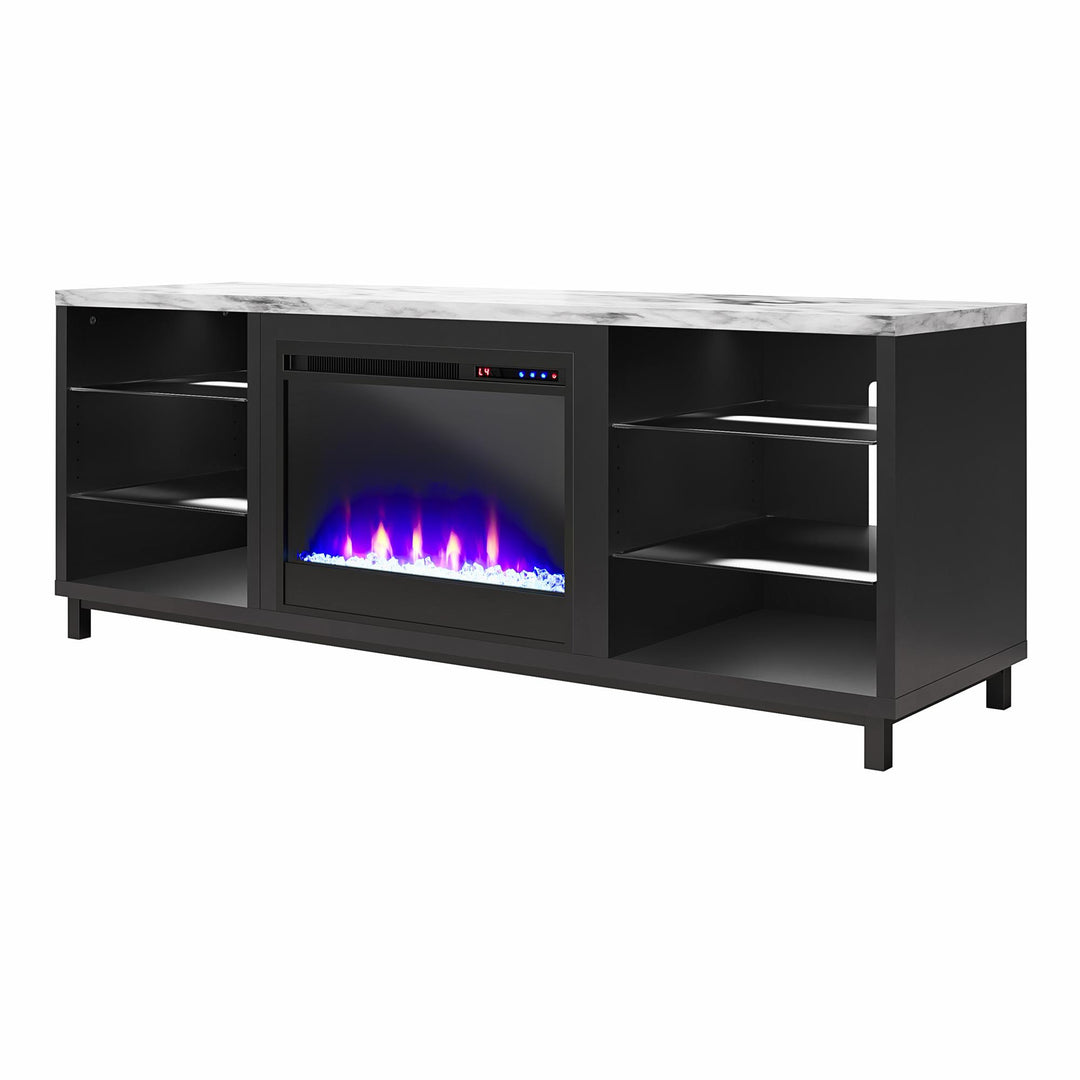 Westchester Fireplace TV Stand for TVs up to 65 Inches - Black