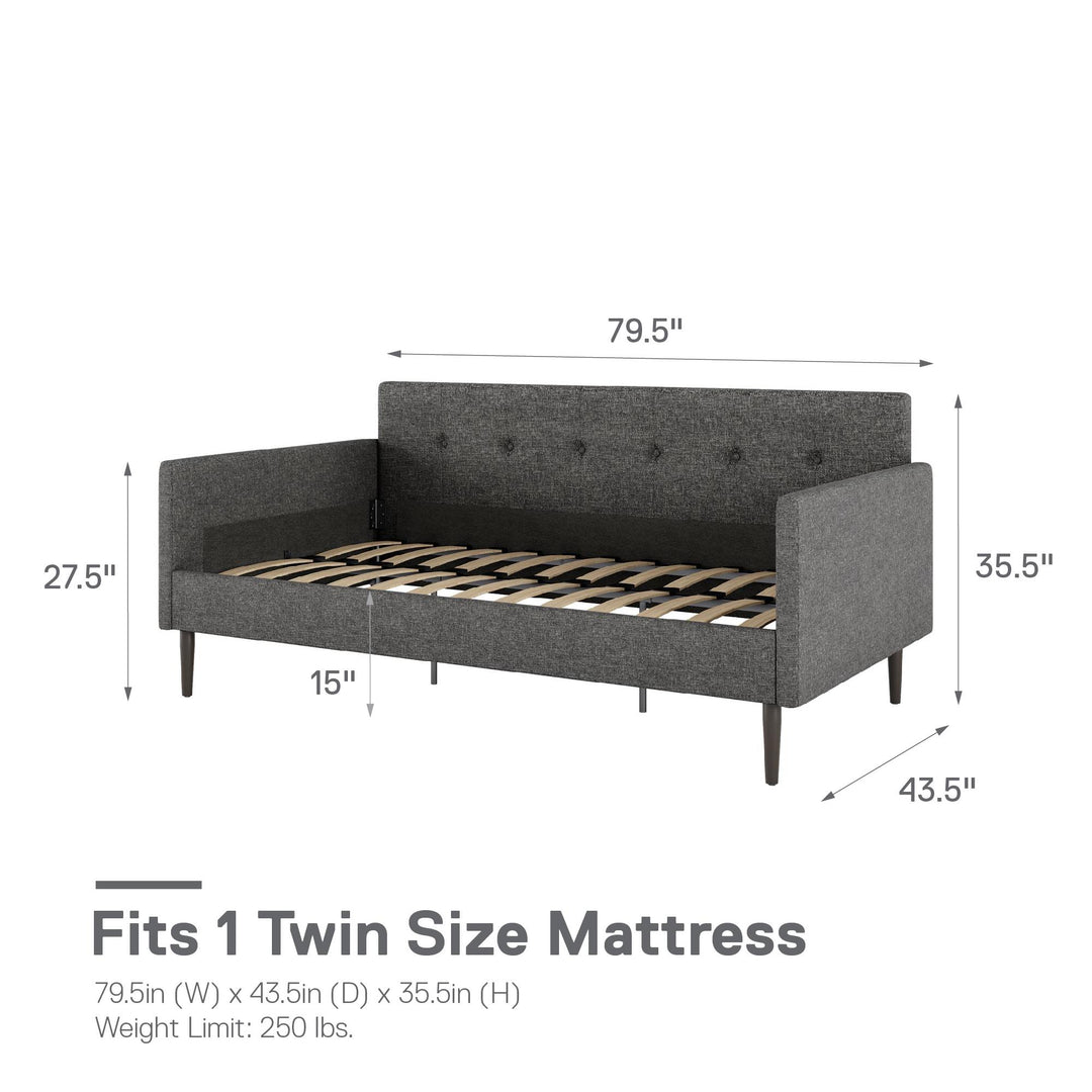 Wimberly Upholstered Daybed - Gray - Twin